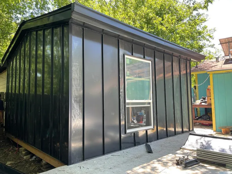 Black standing seam metal wall panels for Roof Inspection in Sumter